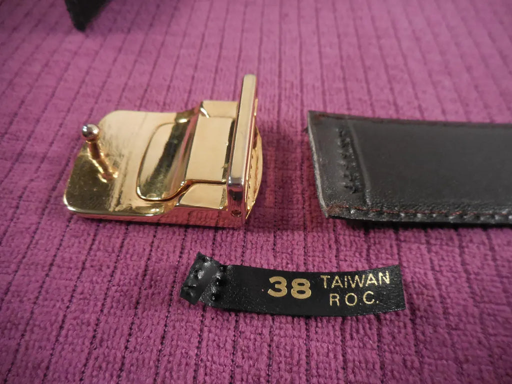 Yves Saint Laurent Reversible Black/Brown Leather Belt — Men's