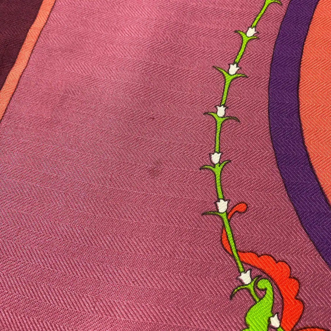 Vintage Hermès “Poésie Persane” Cashmere Scarf