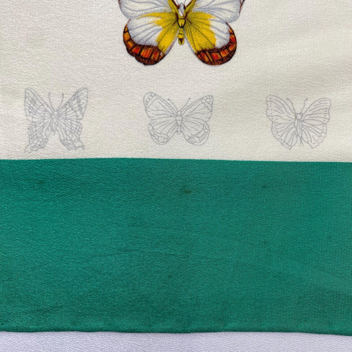 Vintage Gucci Silk Scarf / Muffler / Neck Scarf
