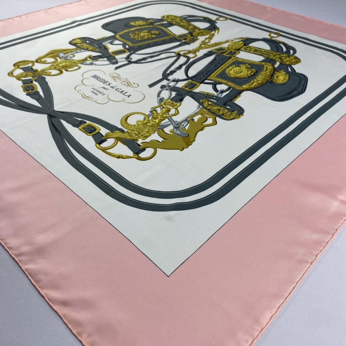 Vintage Hermès “Brides de Gala” Silk Scarf