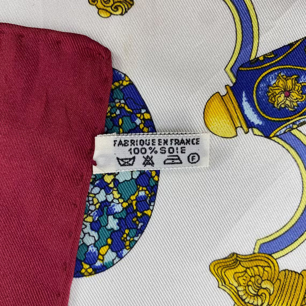 Vintage Hermès “Qu'Importe le Flacon” Silk Scarf