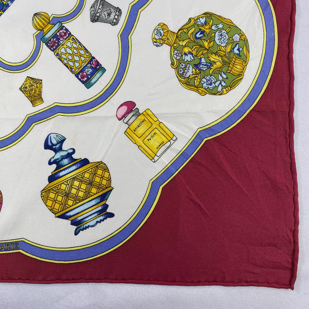 Vintage Hermès “Qu'Importe le Flacon” Silk Scarf